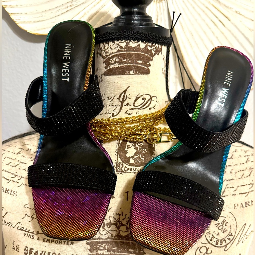 Nine West Multicolor heels.